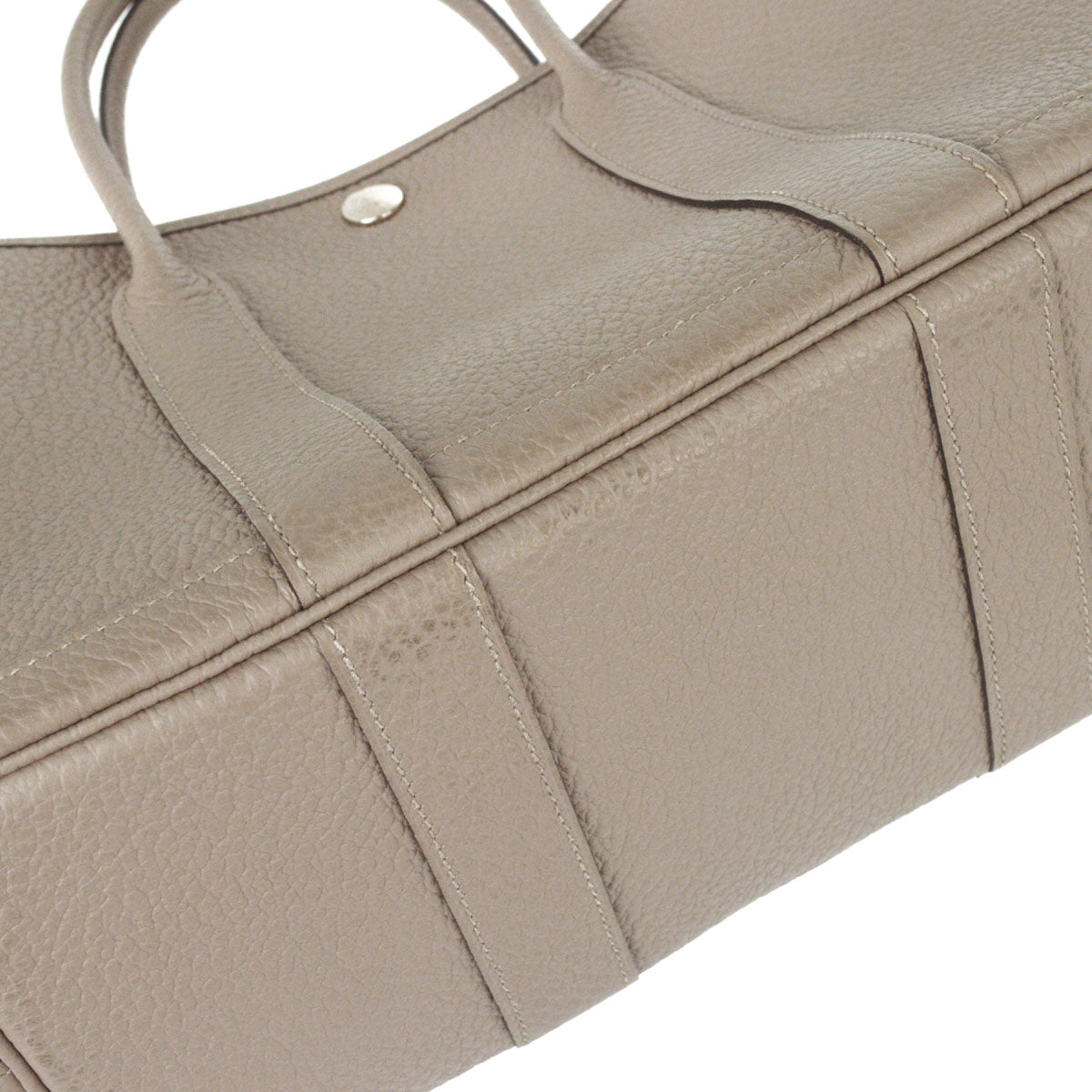 Hermes Gris Asphalt Negonda Garden Party 30 TPM Tote Handbag