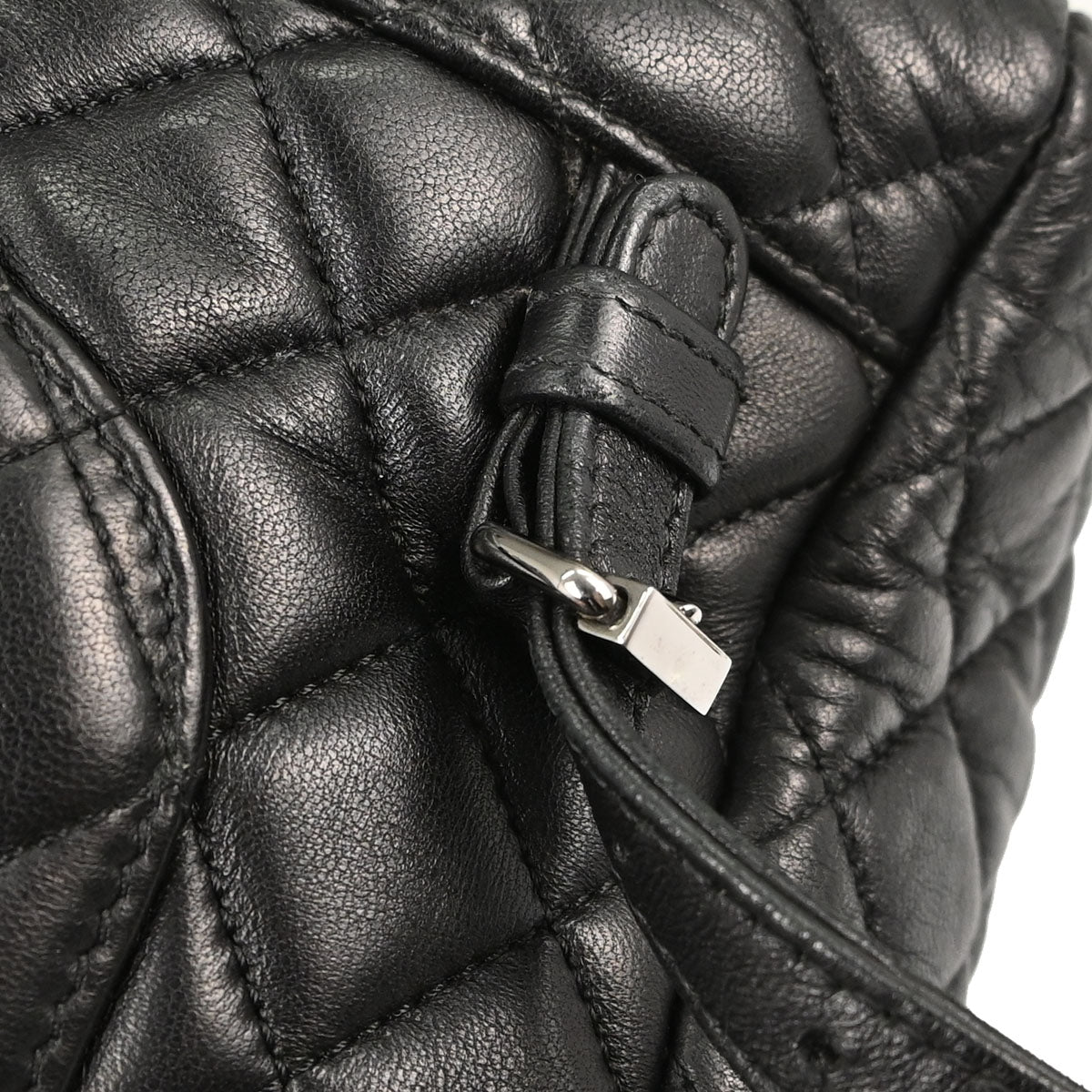 Chanel 2016-2017 Black Lambskin Urban Spirit Backpack