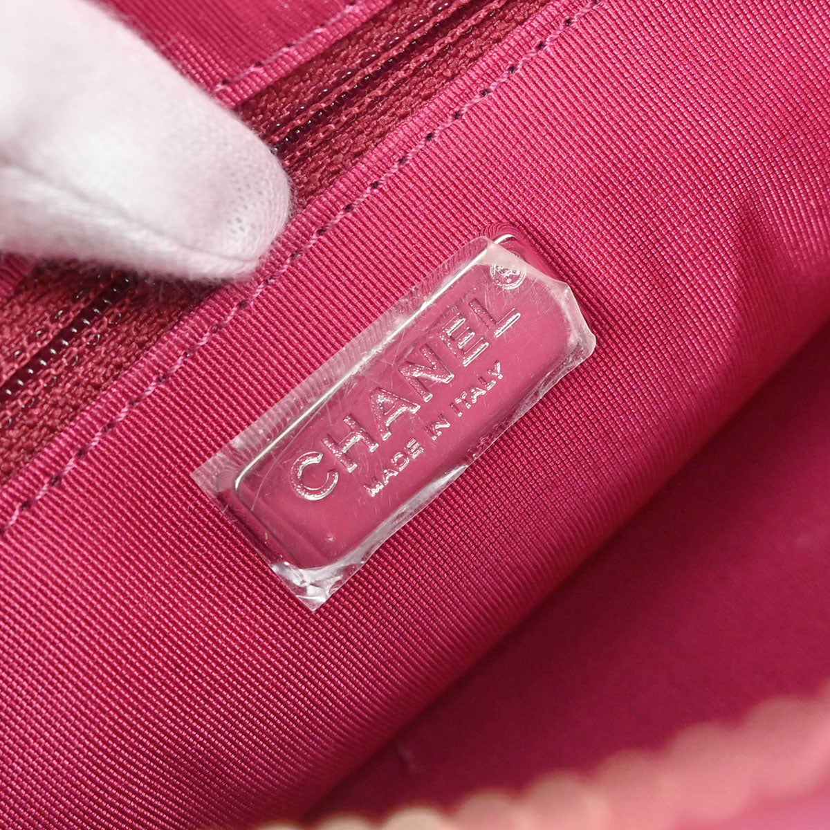 Chanel Pink Beige Calfskin Sequins Small Gabrielle Shoulder Bag