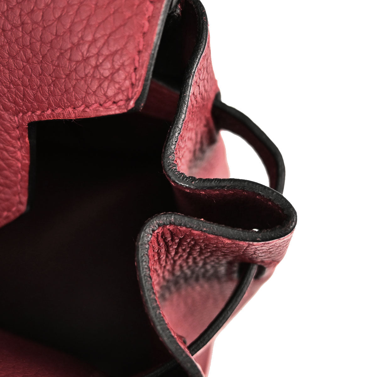 Hermes Rouge H Taurillon Clemence Birkin 30 Handbag