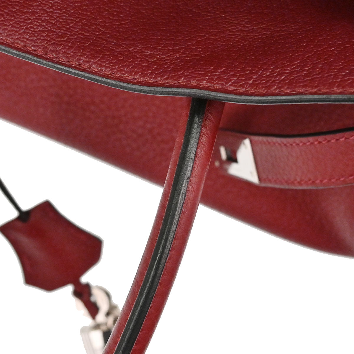 Hermes Rouge H Taurillon Clemence Birkin 30 Handbag