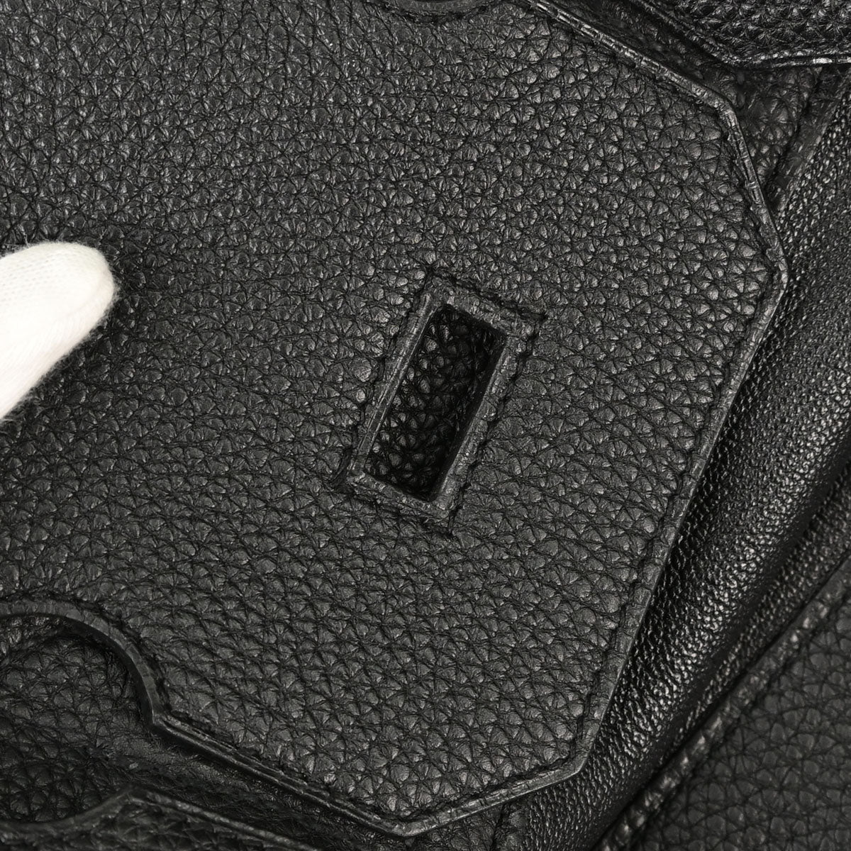 Hermes Black Togo HAC Haut a Courroies 50 Handbag
