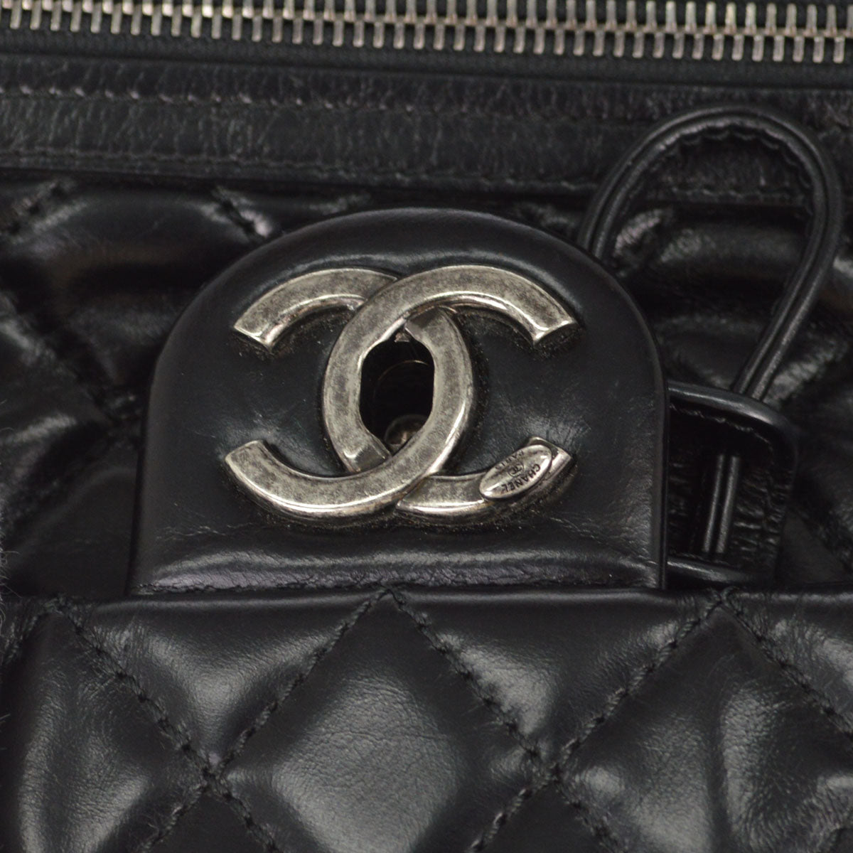 Chanel 2016-2017 Black Calfskin Paris-Salzburg Mountain Backpack