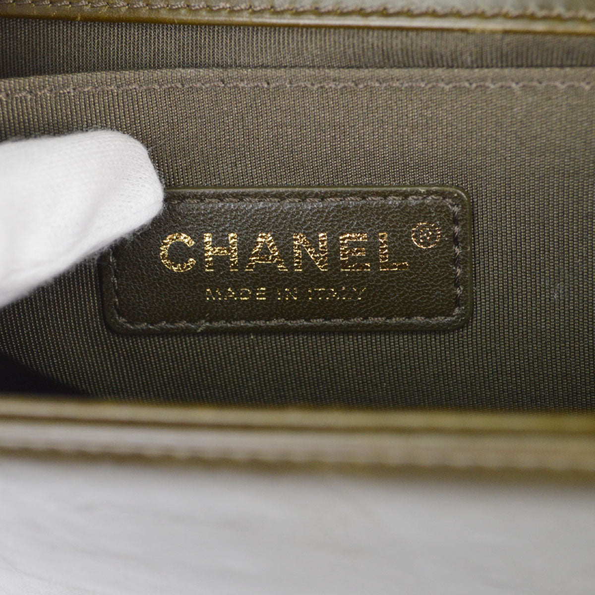 Boy Chanel 2016-2017 Green Shearling Calfskin Medium Shoulder Bag