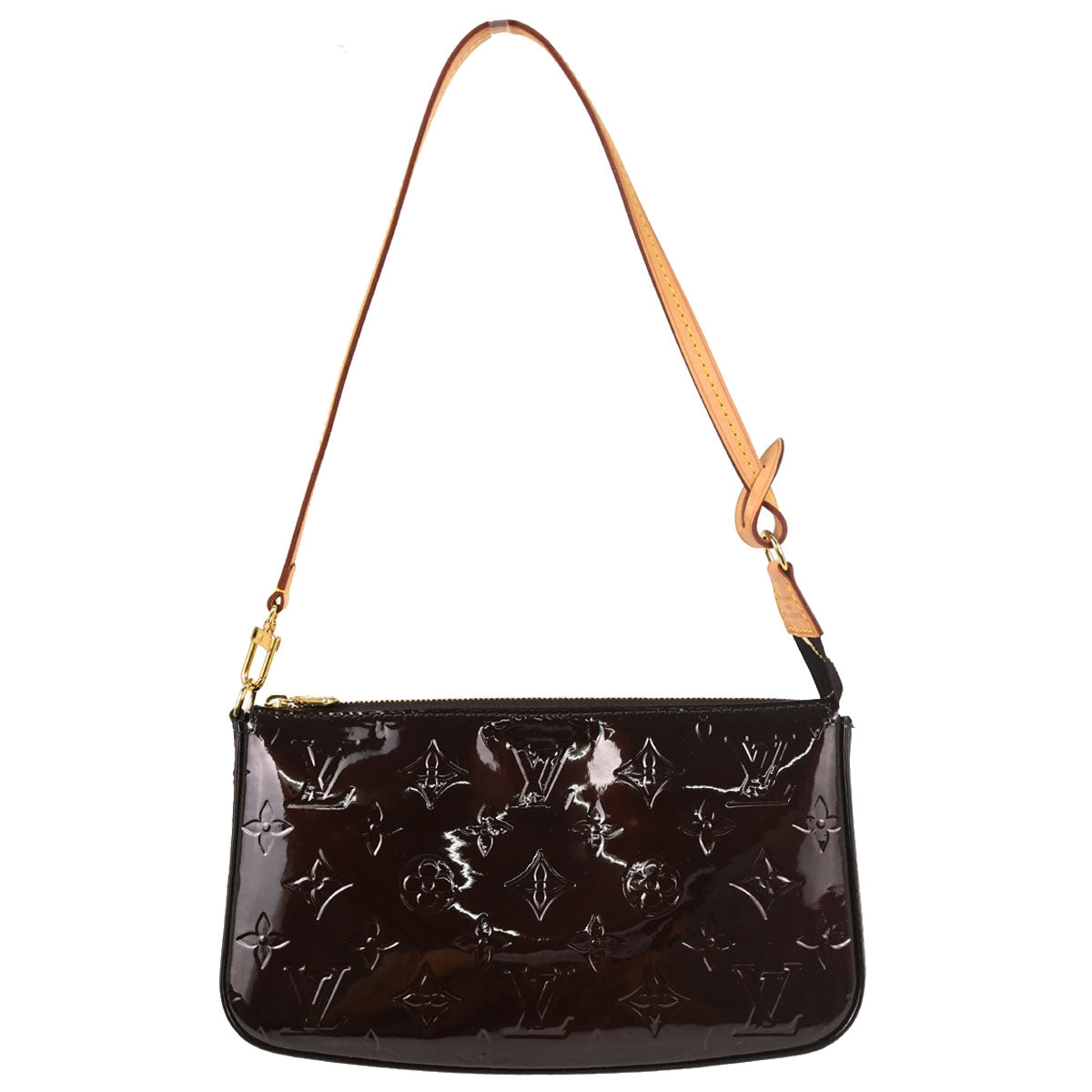 Louis Vuitton Purple Vernis Pochette Accessoires Handbag M91576