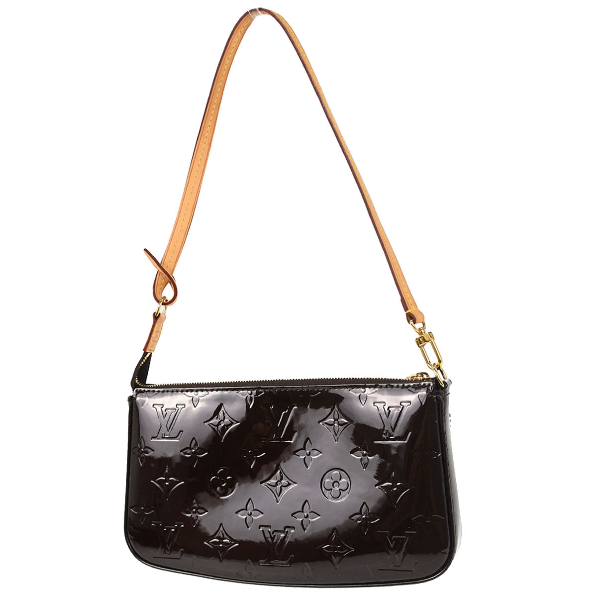 Louis Vuitton Purple Vernis Pochette Accessoires Handbag M91576