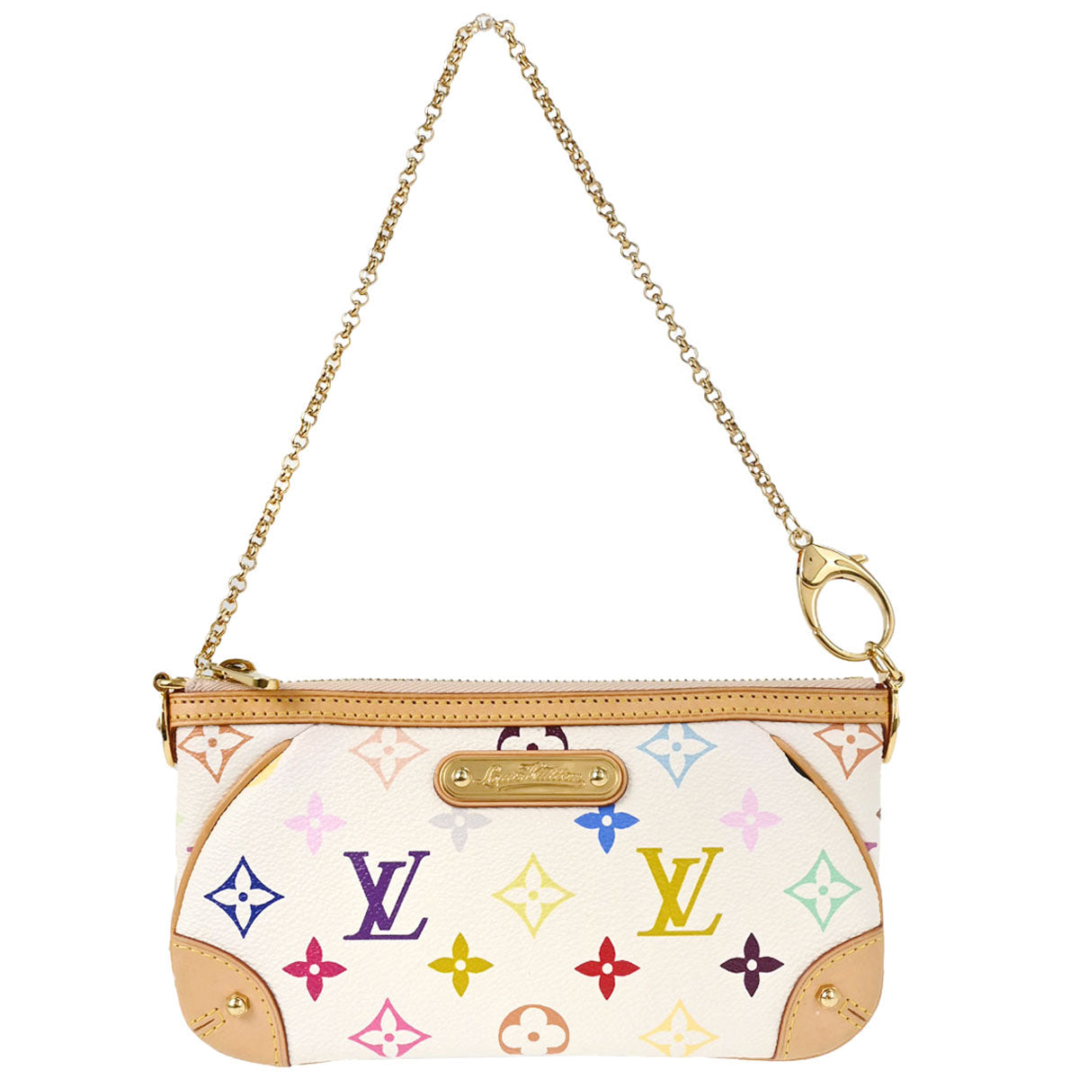 Louis Vuitton Multicolor Pochette Milla MM Chain Handbag M60096