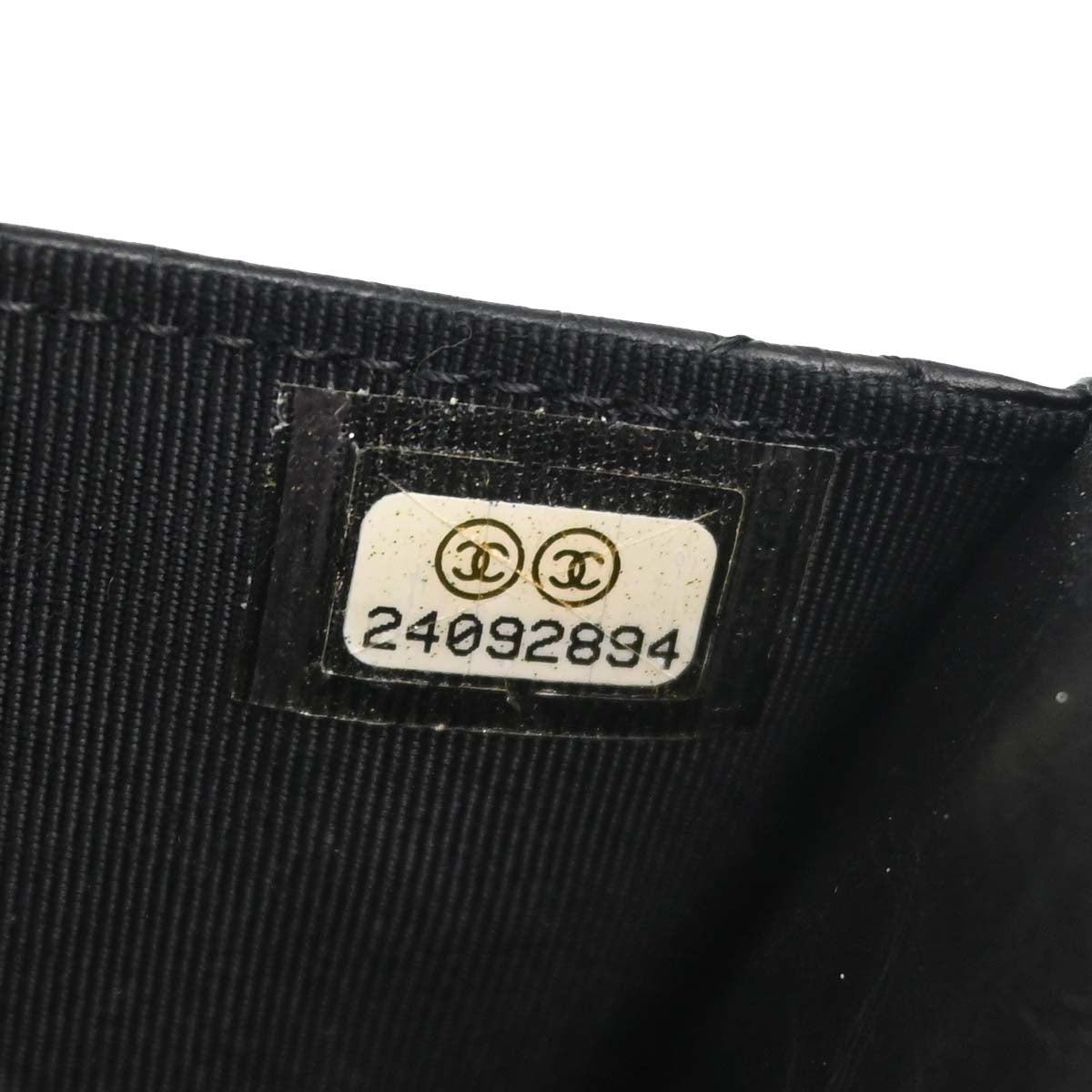 Chanel 2017-2018 Black Calfskin Rhinestone Icon WOC Wallet on Chain Bag