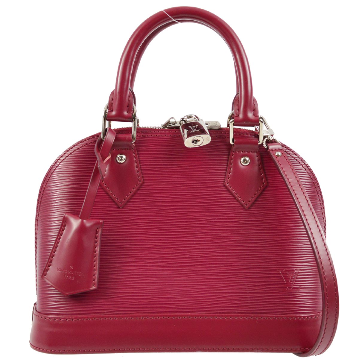 Louis Vuitton Fuchsia Epi Alma BB 2way Handbag M40851