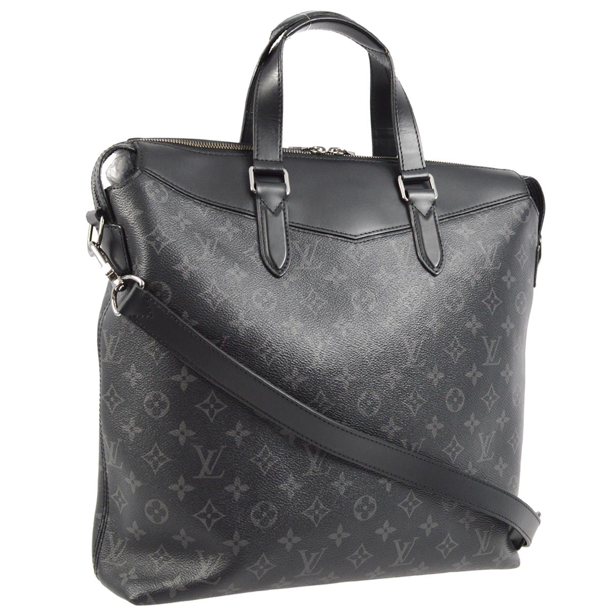 Louis Vuitton 2018 Damier Graphite Explorer 2way Tote Handbag M40567