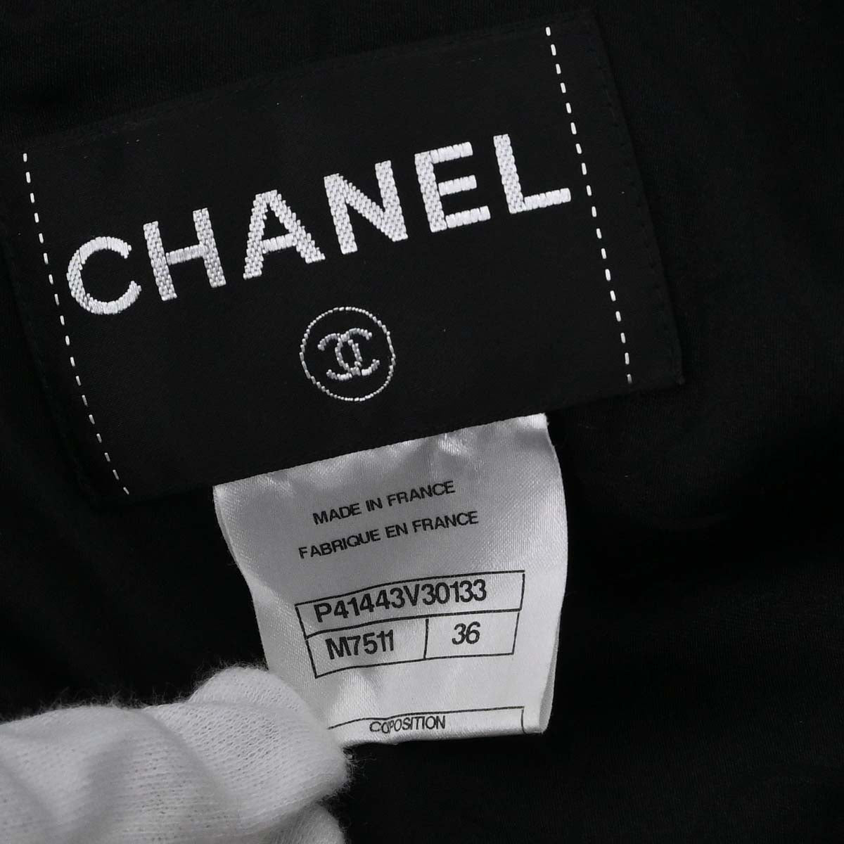 Chanel 2011 Tweed Coat Black Gold #36