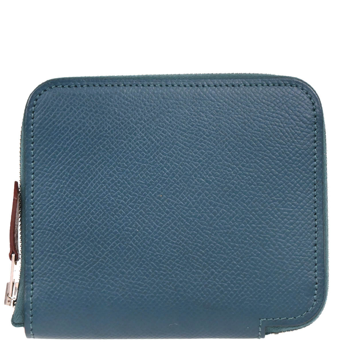 Hermes 2016 Colvert Epsom Asap Silk'in Compact Wallet