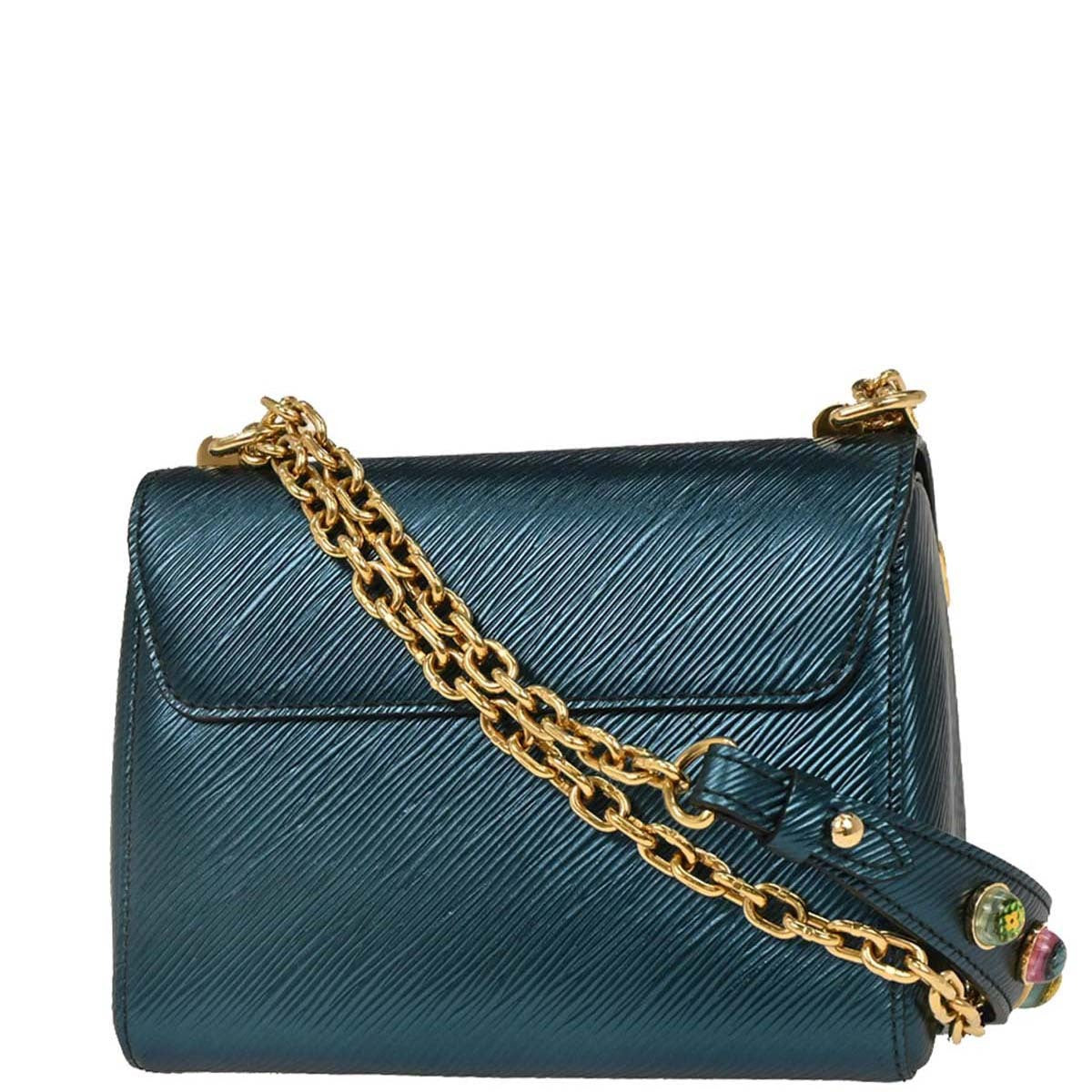Louis Vuitton 2018 Emerald Green Studded Twist PM Shoulder Bag M53092