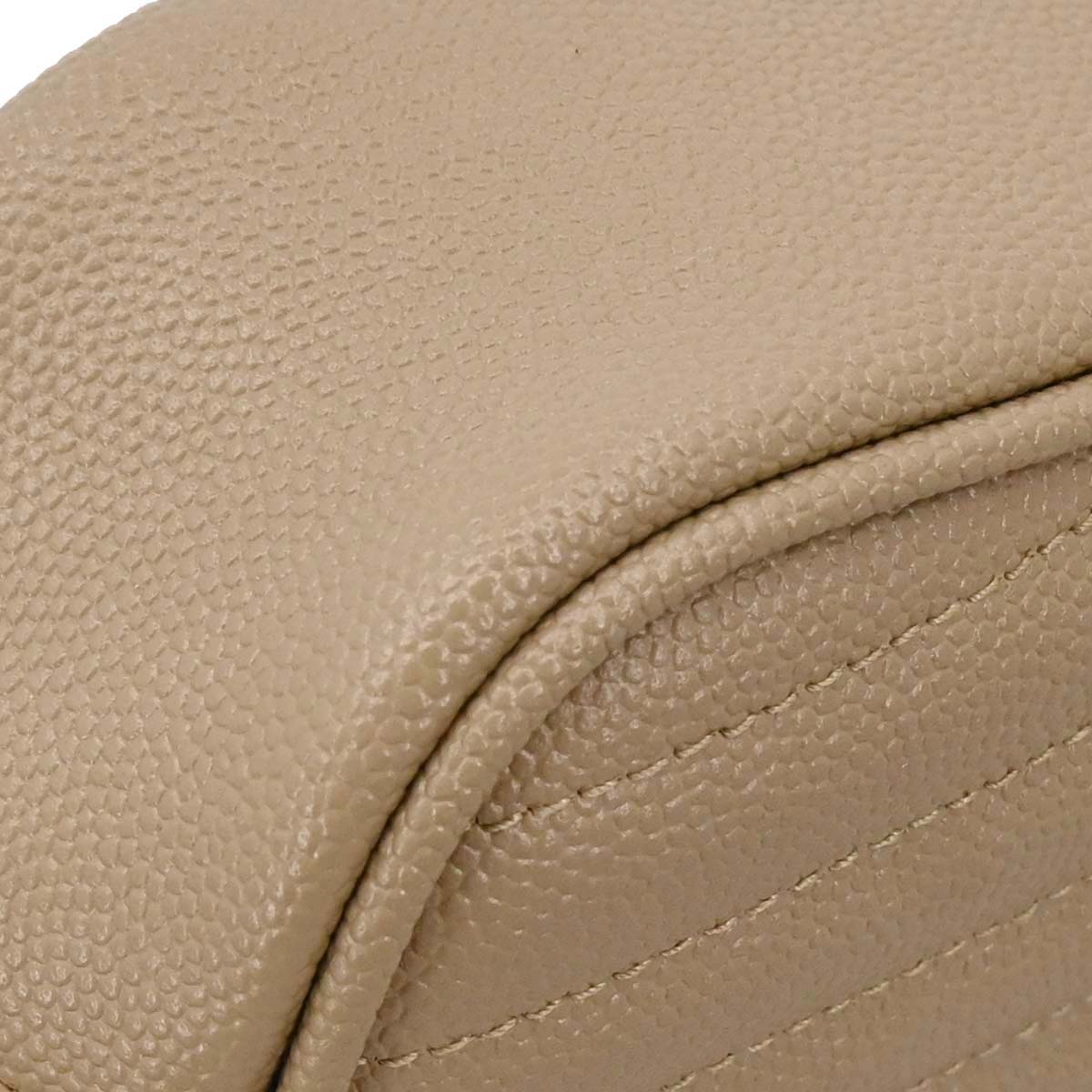 Saint Laurent Beige Leather Lou Crossbody Bag