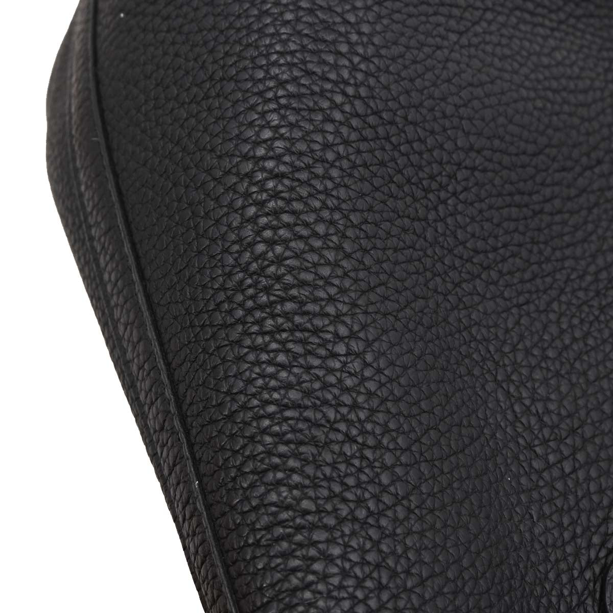 Hermes Black Taurillon Clemence Picotin Lock 22 MM Handbag