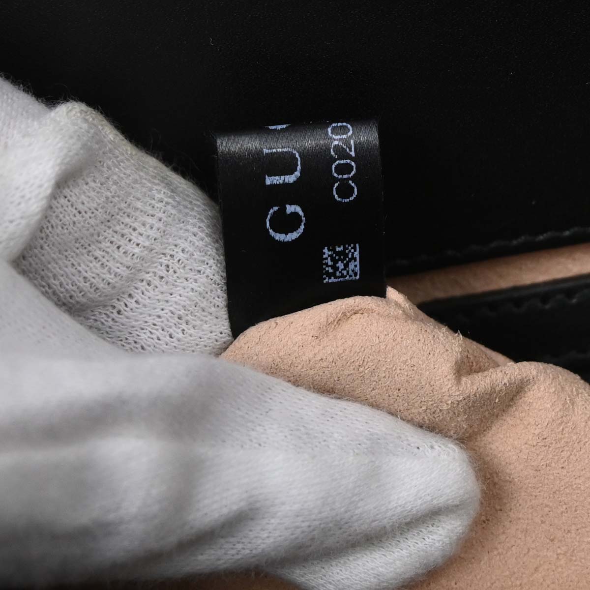 Gucci Black Bamboo Nymphaea 2way Shoulder Handbag