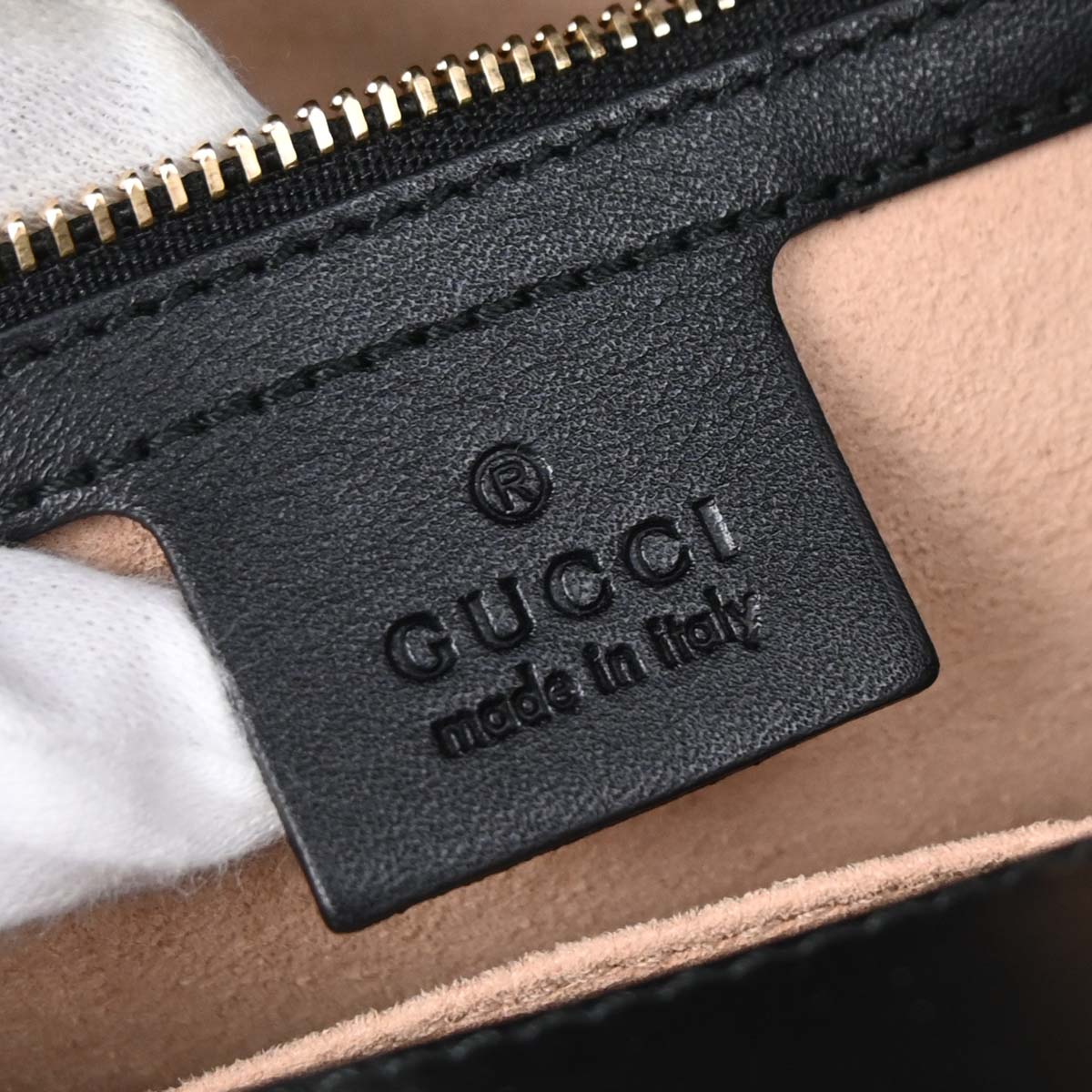 Gucci Black Bamboo Nymphaea 2way Shoulder Handbag