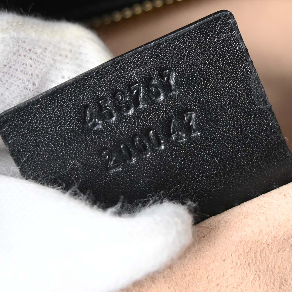 Gucci Black Bamboo Nymphaea 2way Shoulder Handbag