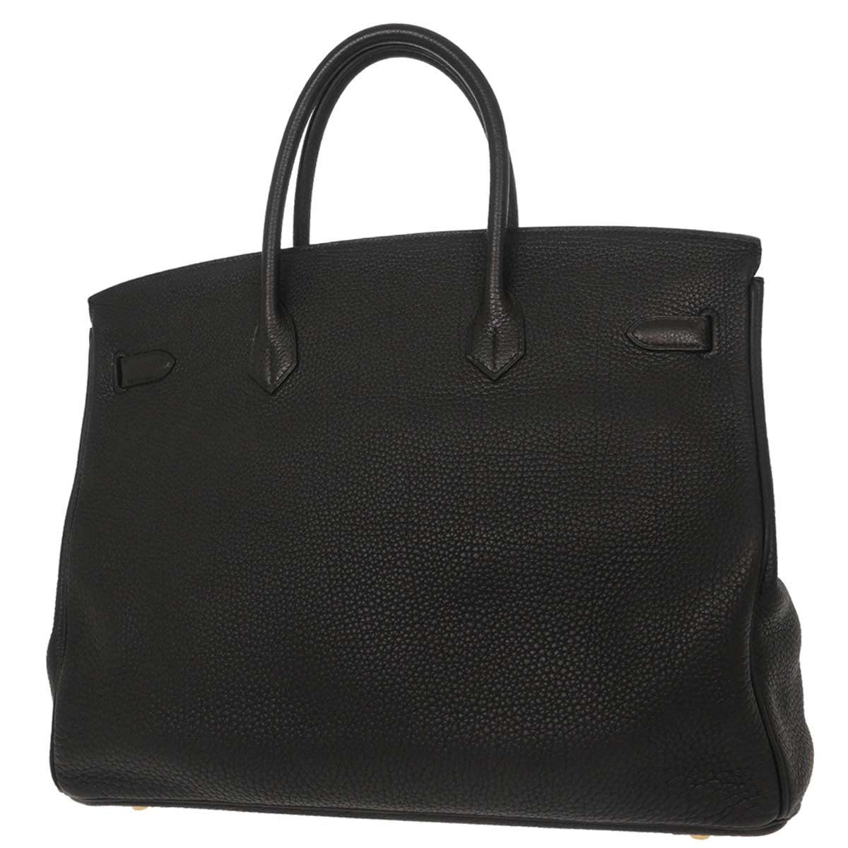 Hermes Black Taurillon Clemence Birkin 40 Handbag