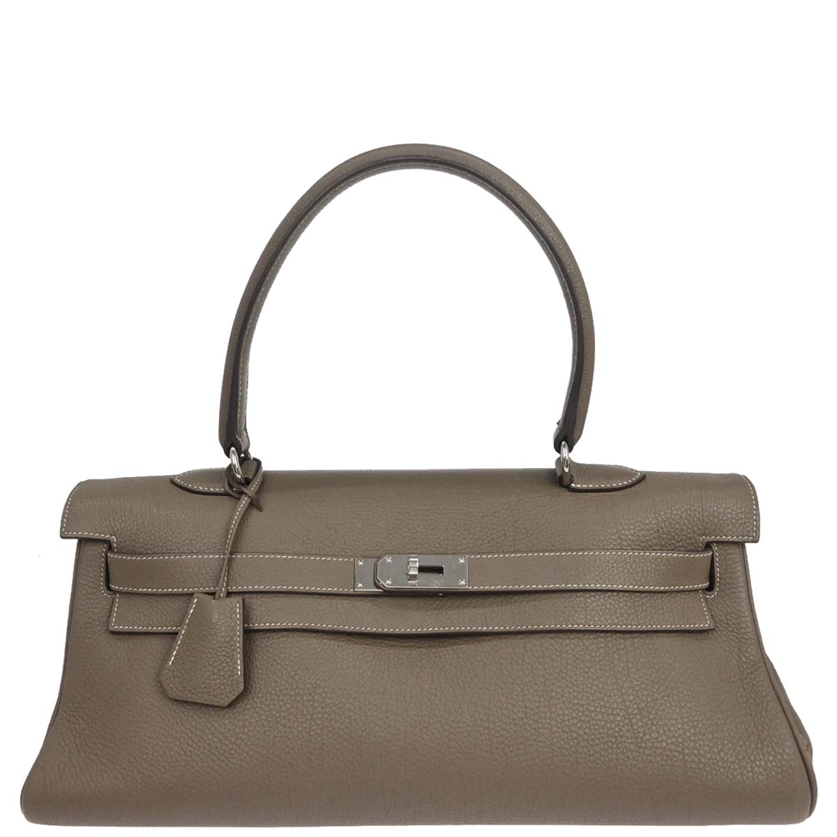 HERMES グレー タンクトップ Hermes Etain Alligator KELLY 25 WITH Palladium HARDWARE - BVPRIVE