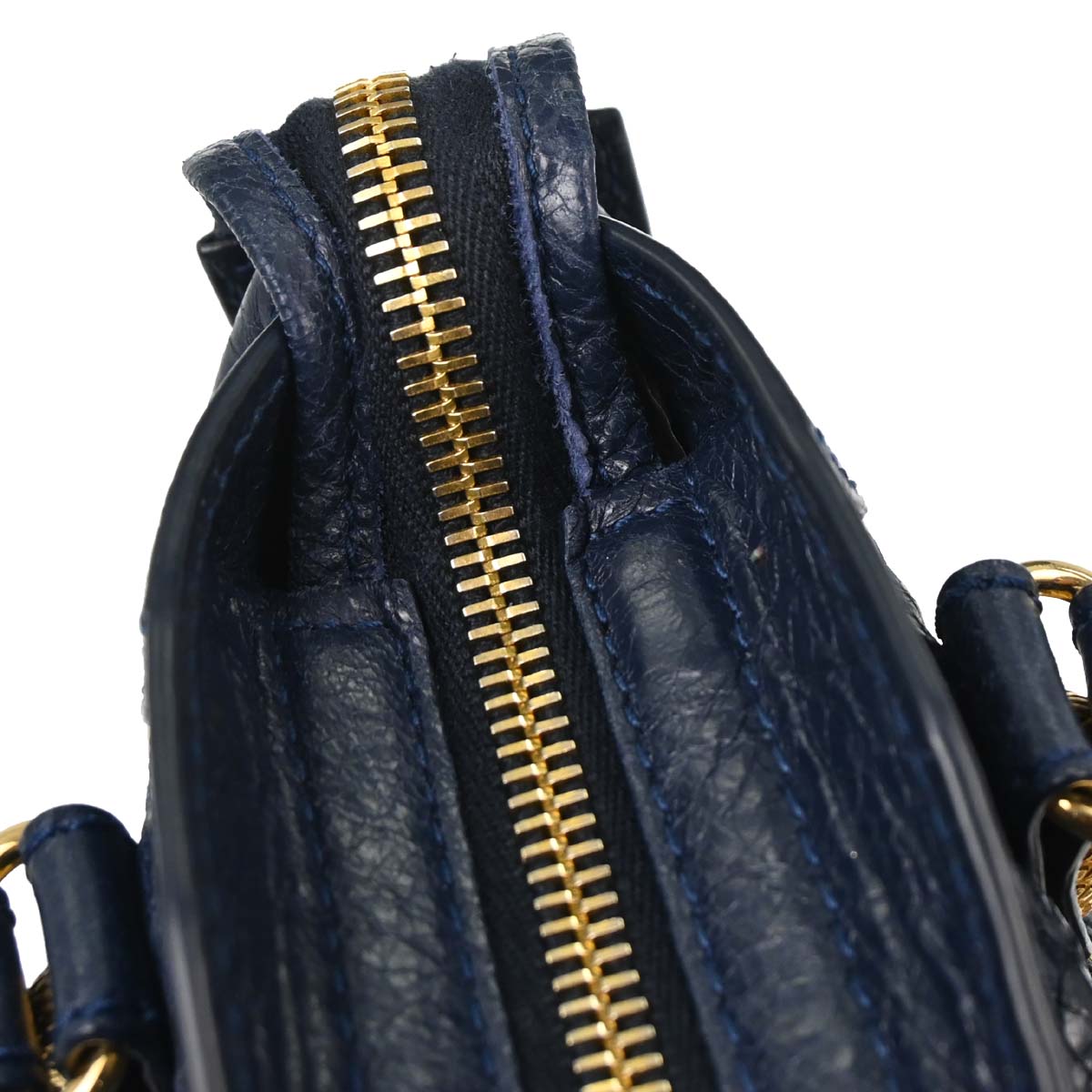 Balenciaga Navy Lambskin The City Mini 2way Shoulder Handbag