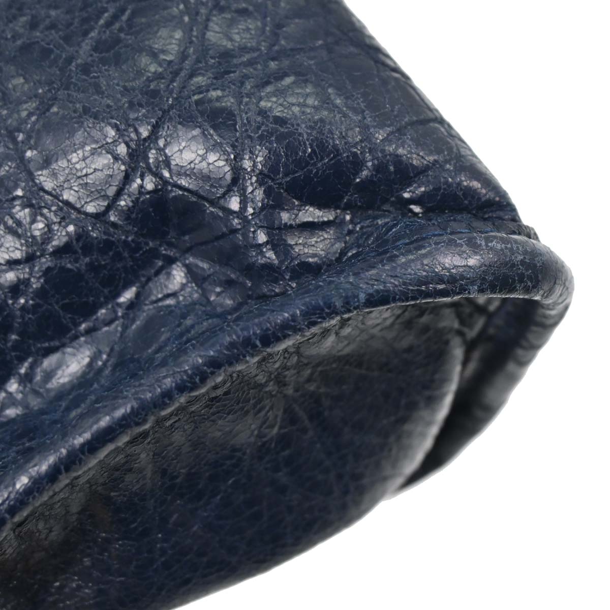 Balenciaga Navy Lambskin The City Mini 2way Shoulder Handbag