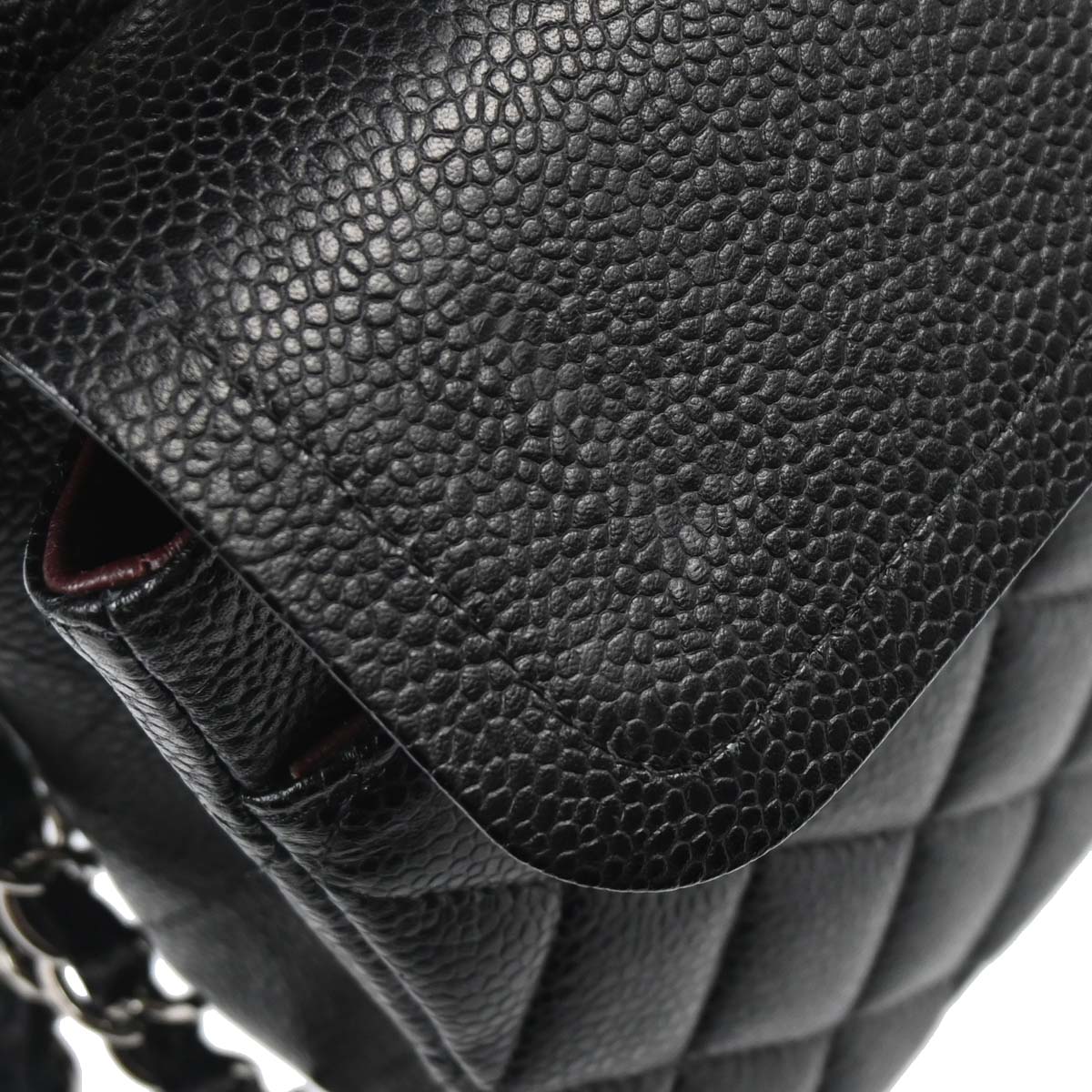 Chanel Black Calfskin Medium Classic Double Flap Shoulder Bag