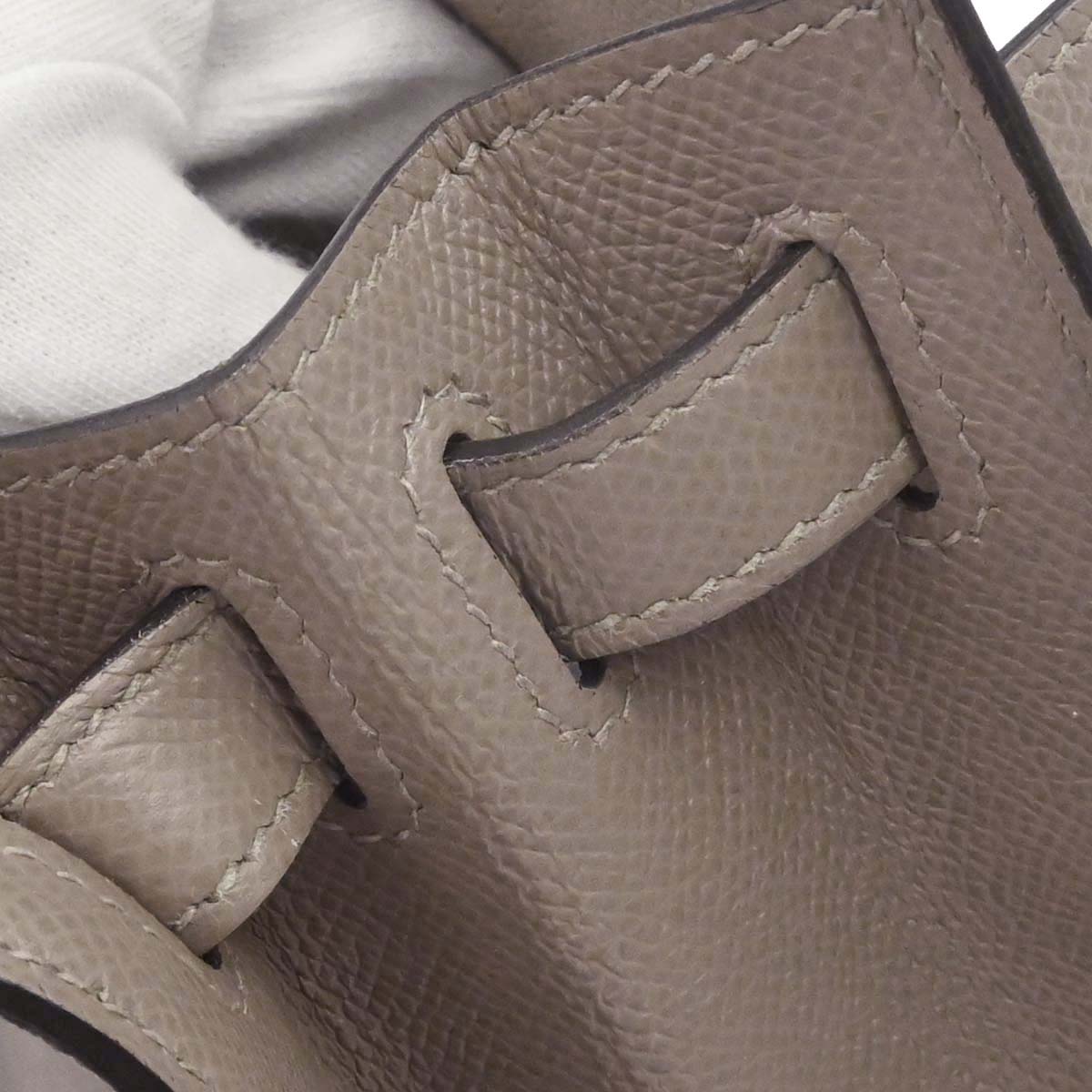 Hermes Gris Asphalt Epsom Kelly 28 Sellier 2way Shoulder Handbag