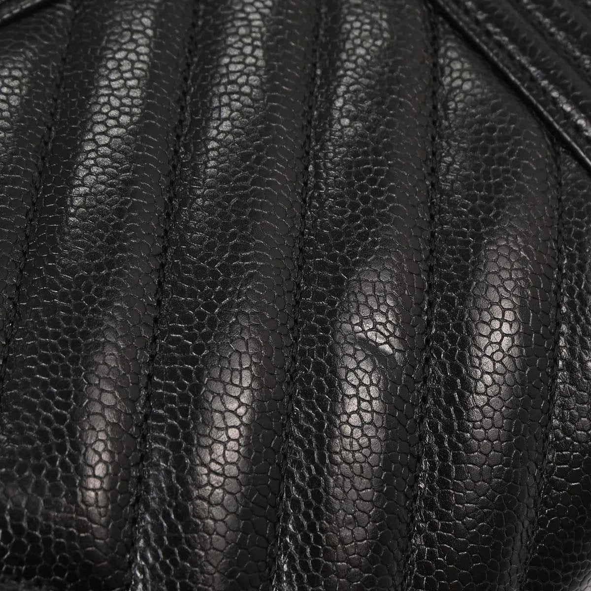 Boy Chanel Black Caviar Chevron Medium Shoulder Bag