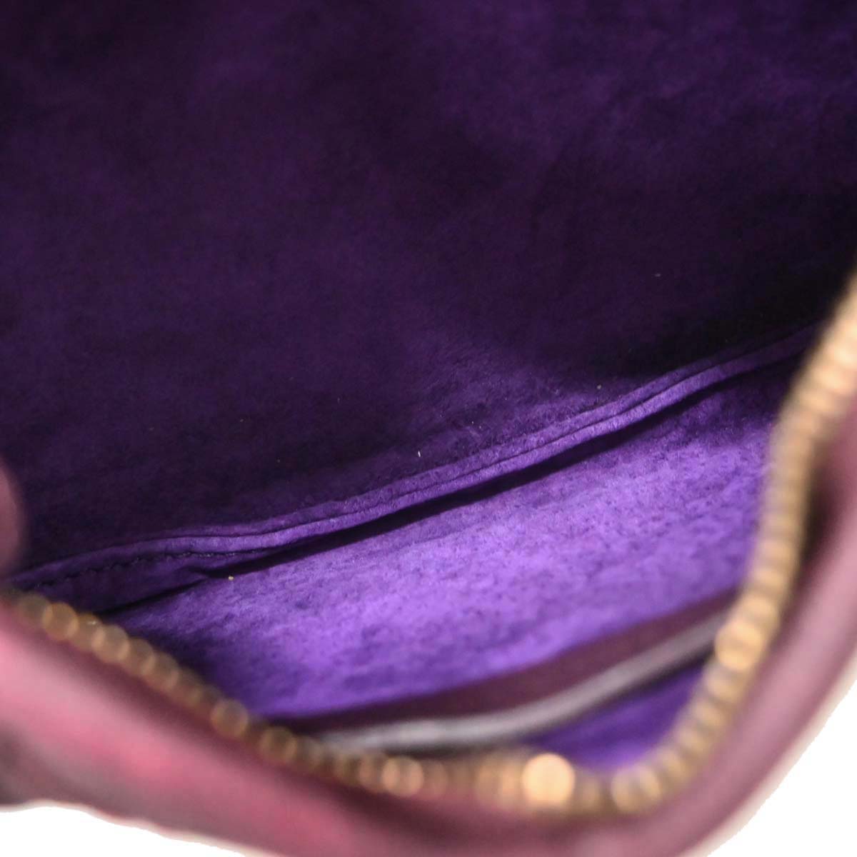Bottega Veneta Purple Lambskin Intrecciato Hobo Handbag