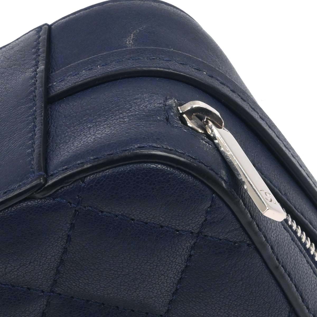 Chanel Navy Lambskin CC Mini Box Camera Bag Shoulder Bag