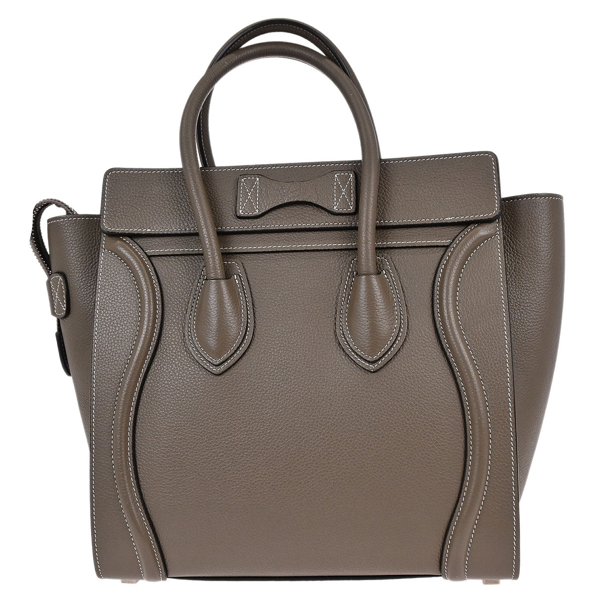 Celine Brown Luggage Micro Tote Handbag