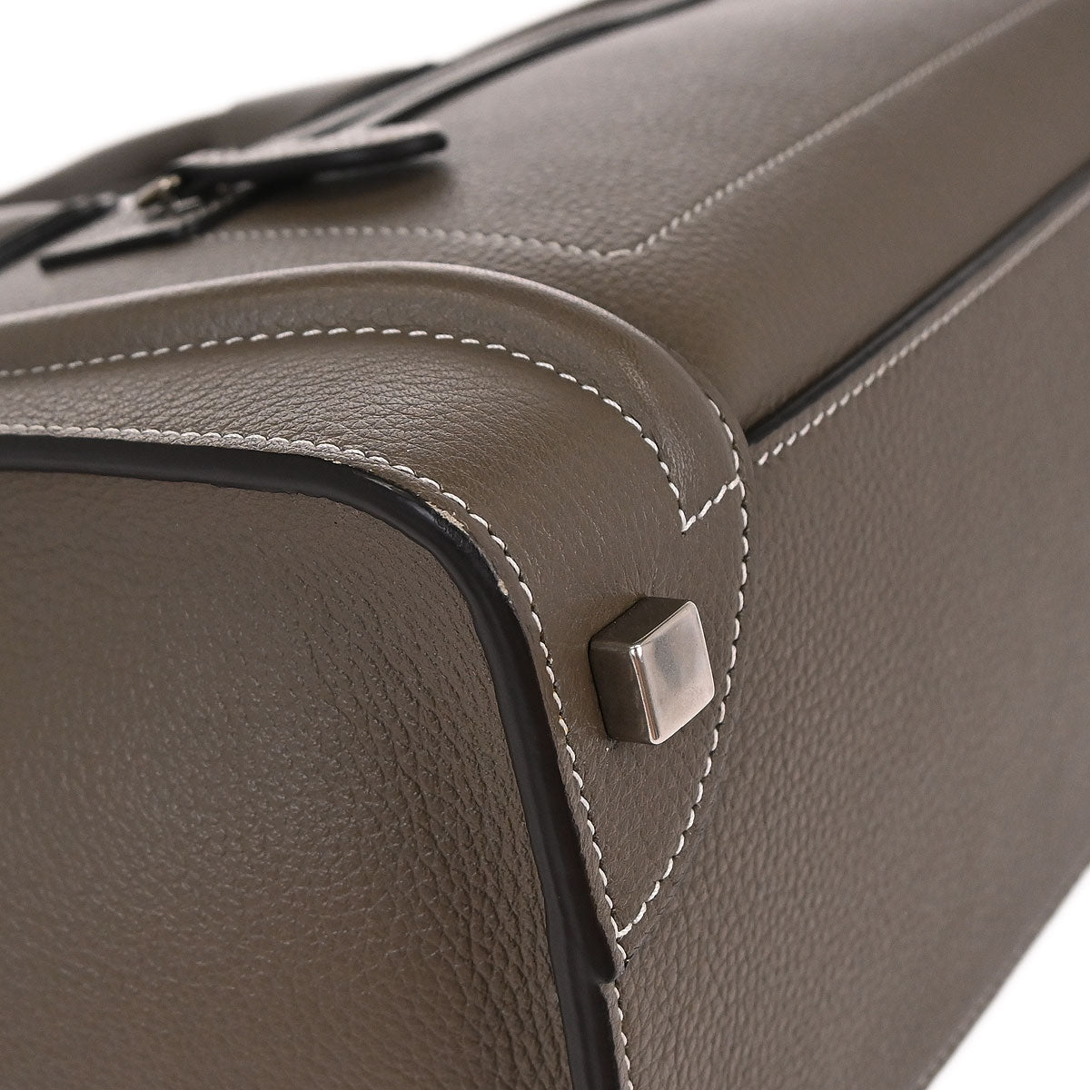 Celine Brown Luggage Micro Tote Handbag