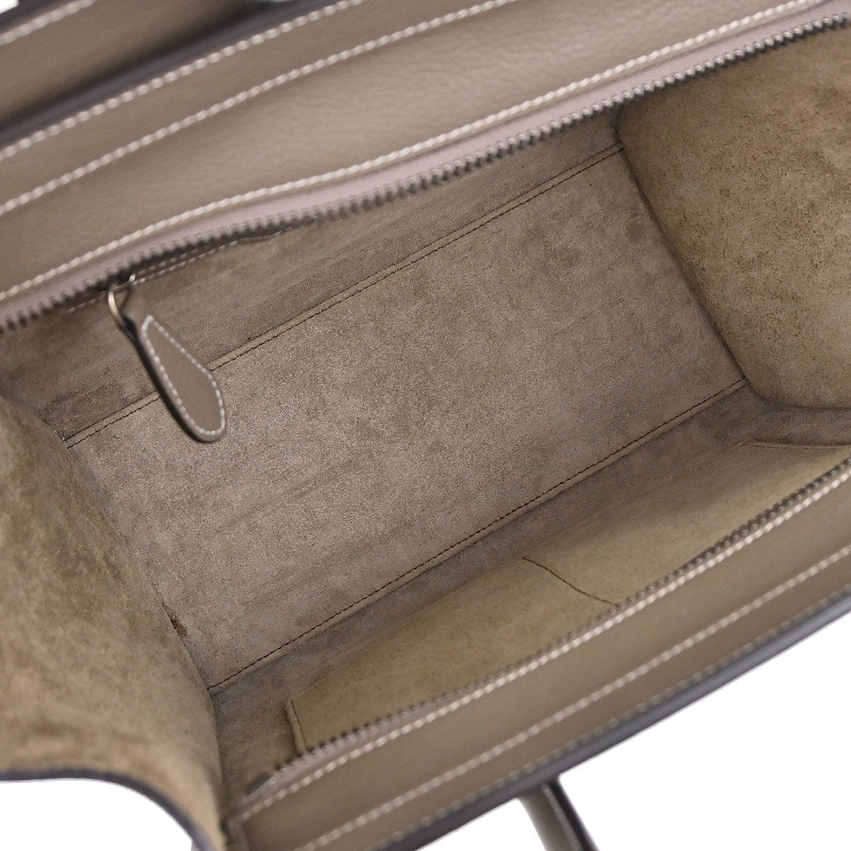 Celine Brown Luggage Micro Tote Handbag