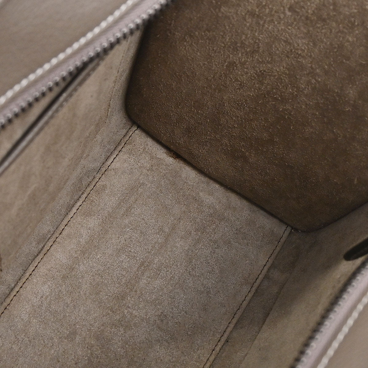 Celine Brown Luggage Micro Tote Handbag