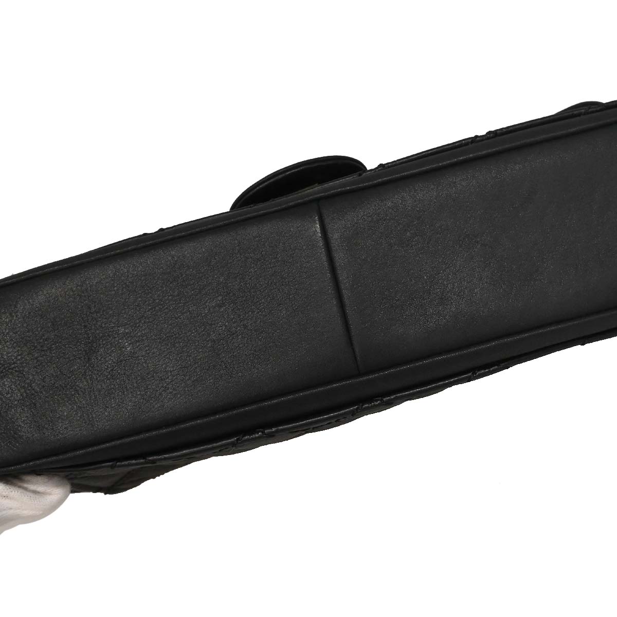 Chanel Black Calfskin Shoulder Bag