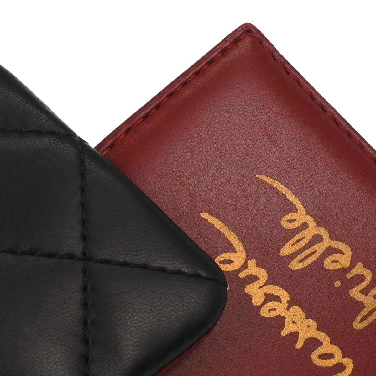 Chanel Black Lambskin Gabrielle Menu Clutch Handbag