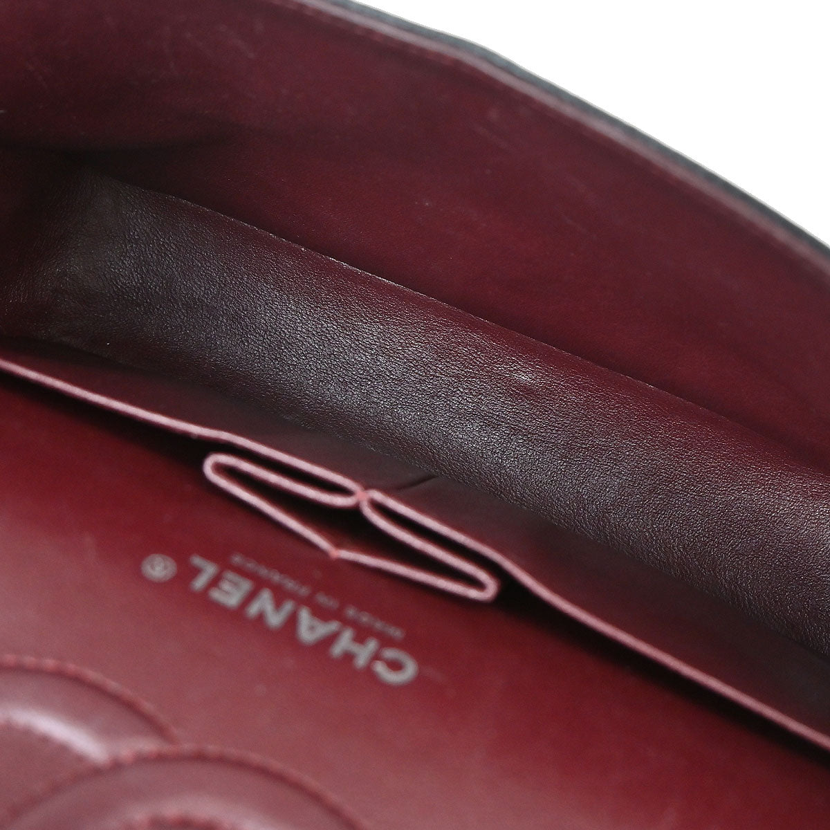 Chanel Black Caviar Skin Chevron Medium Classic Double Flap Shoulder Bag