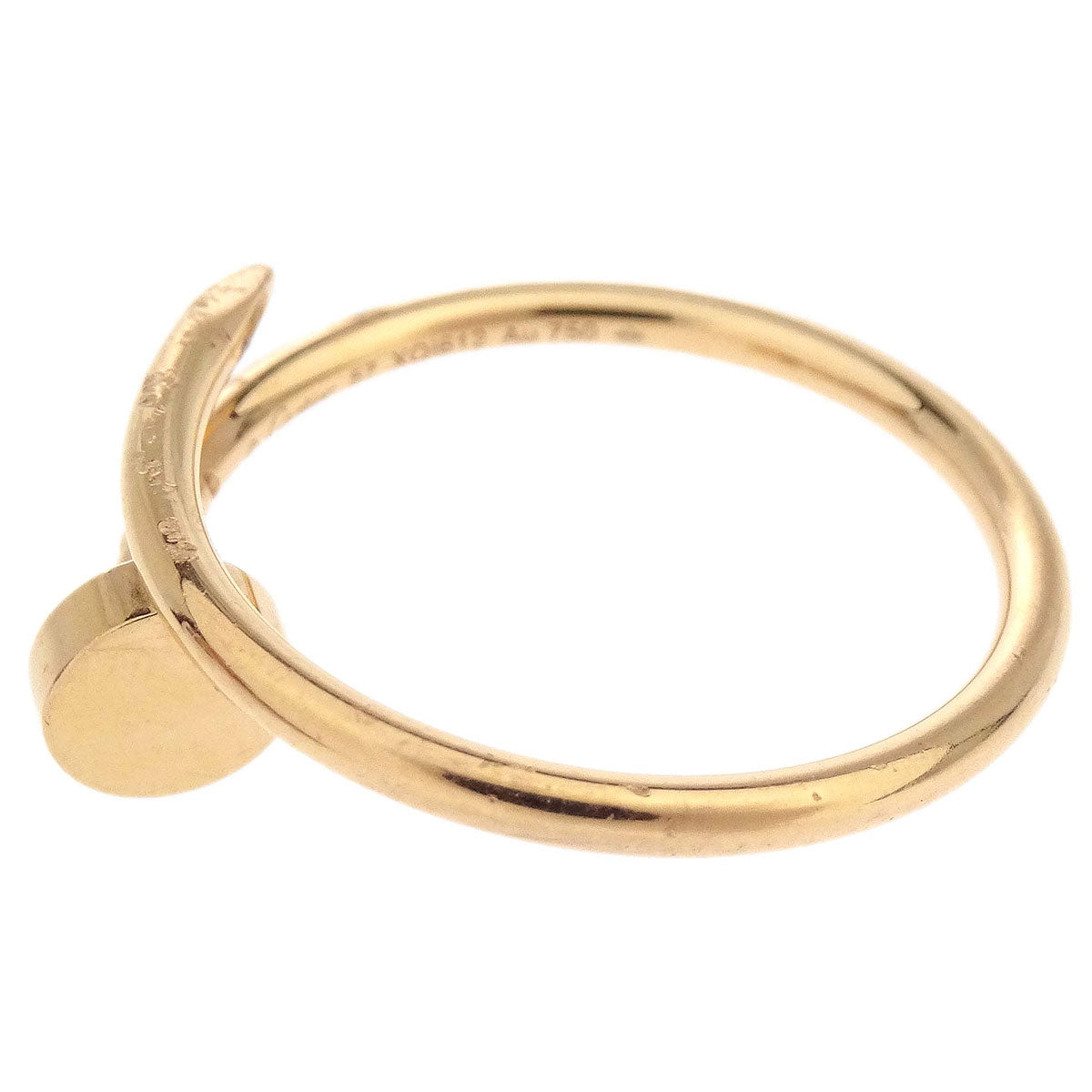 Cartier Juste Un Clou Ring Au750 Gold XQI612 #57 #56 Jewelry