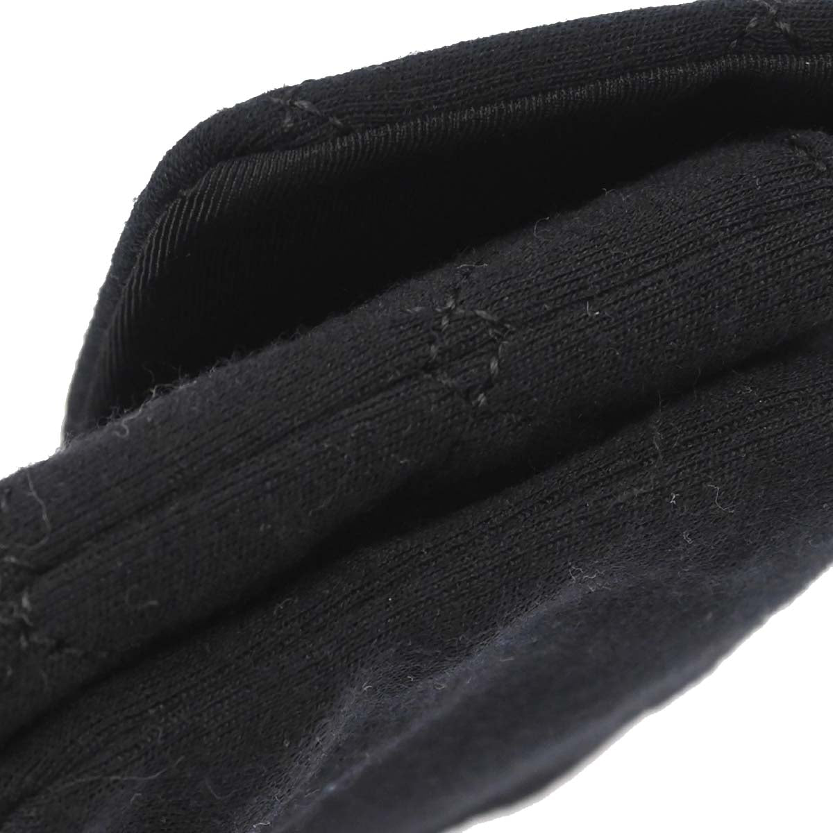 Chanel Black Cotton Shoulder Bag