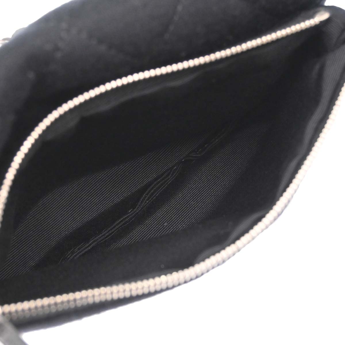 Chanel Black Cotton Shoulder Bag