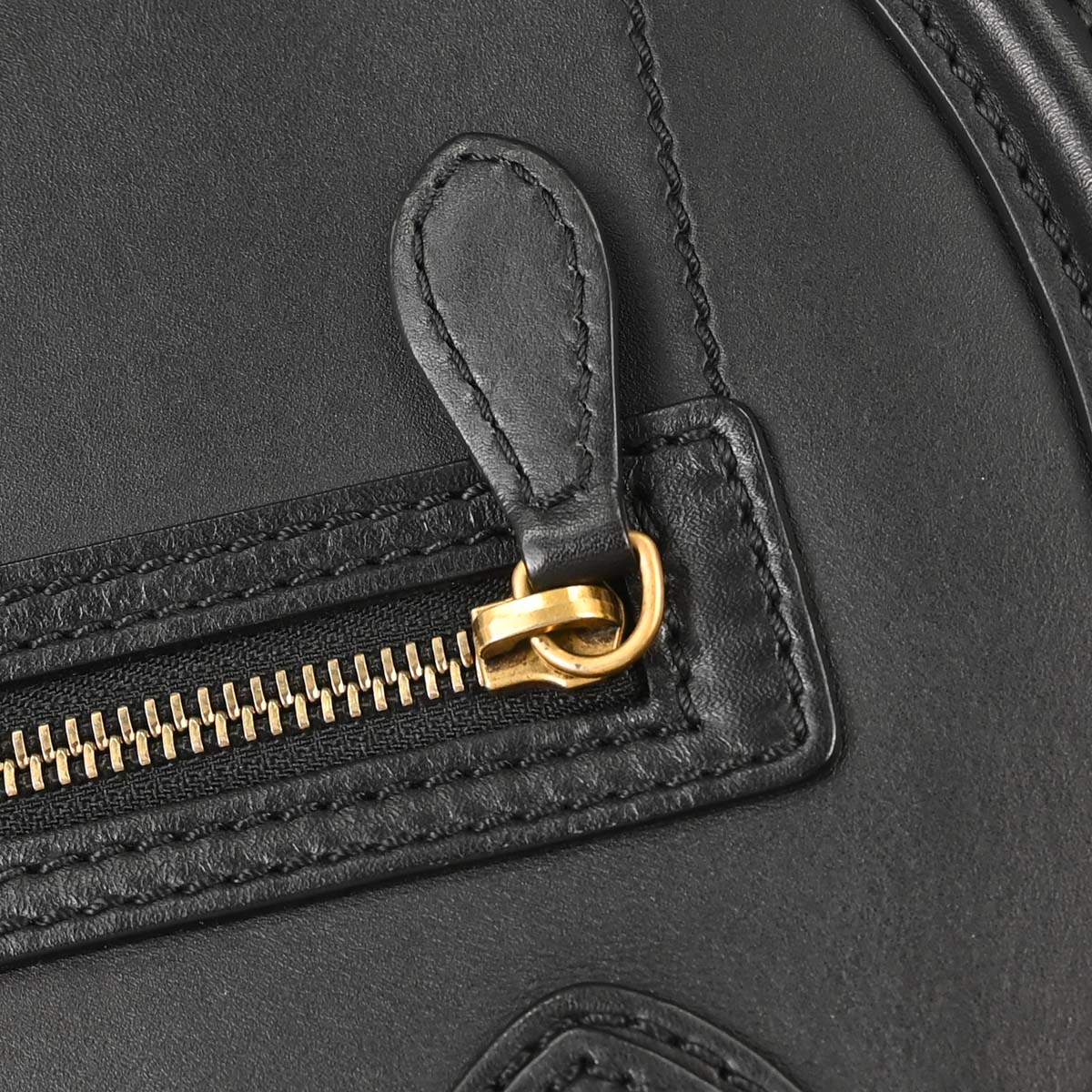 Celine Black Luggage Micro Tote Handbag