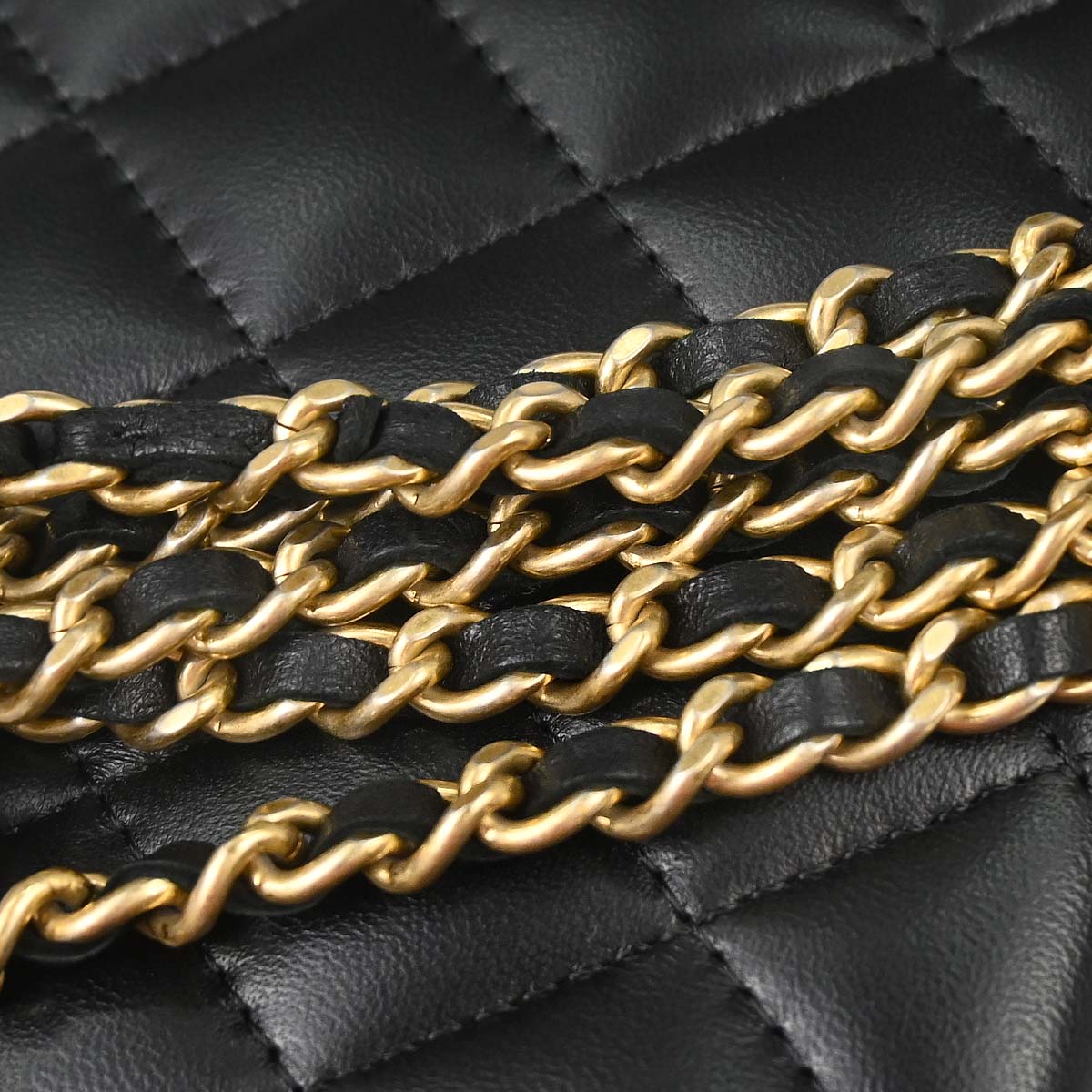 Boy Chanel Black Lambskin Chain WOC Shoulder Bag