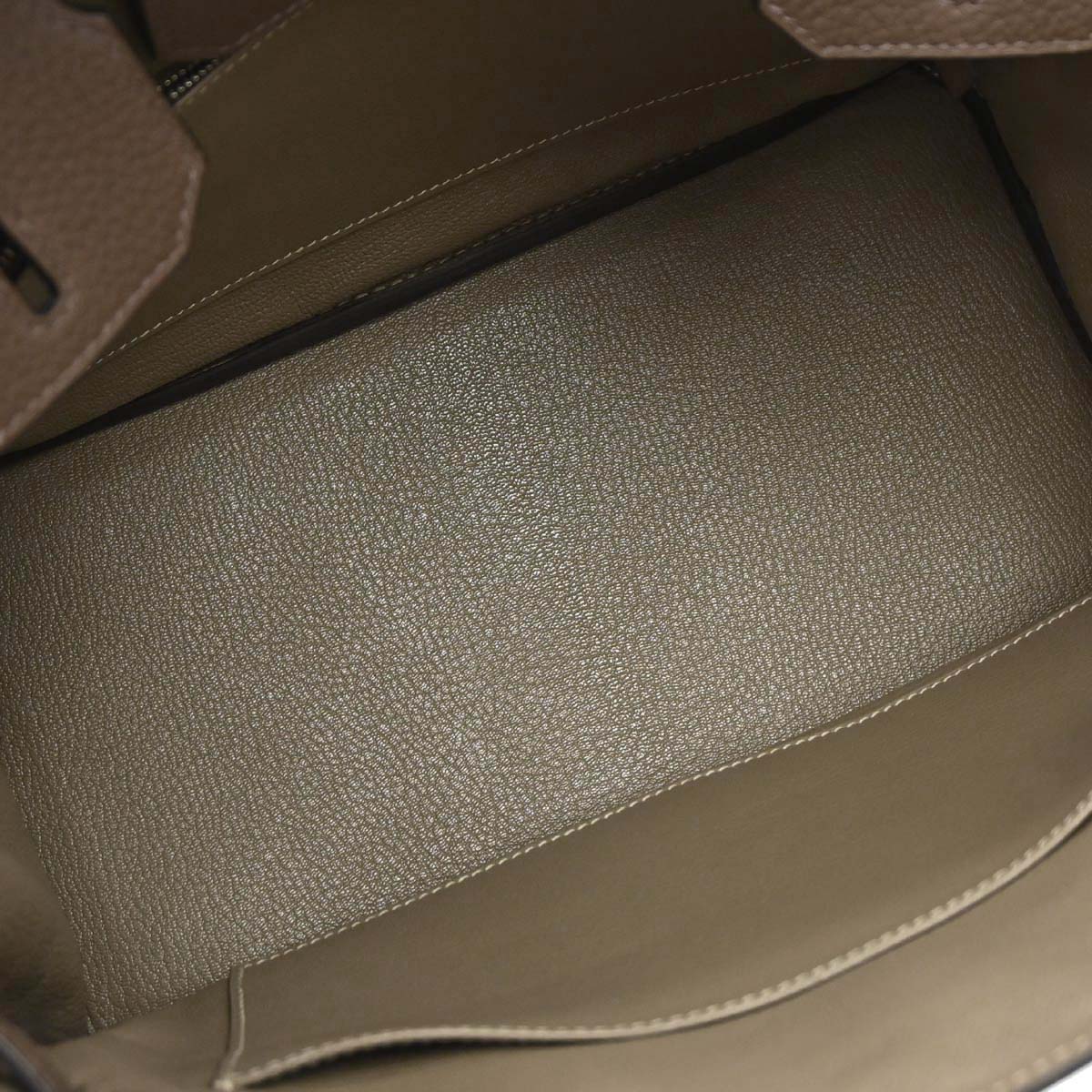 Hermes Taupe Gray Togo Birkin 30 Verso Handbag