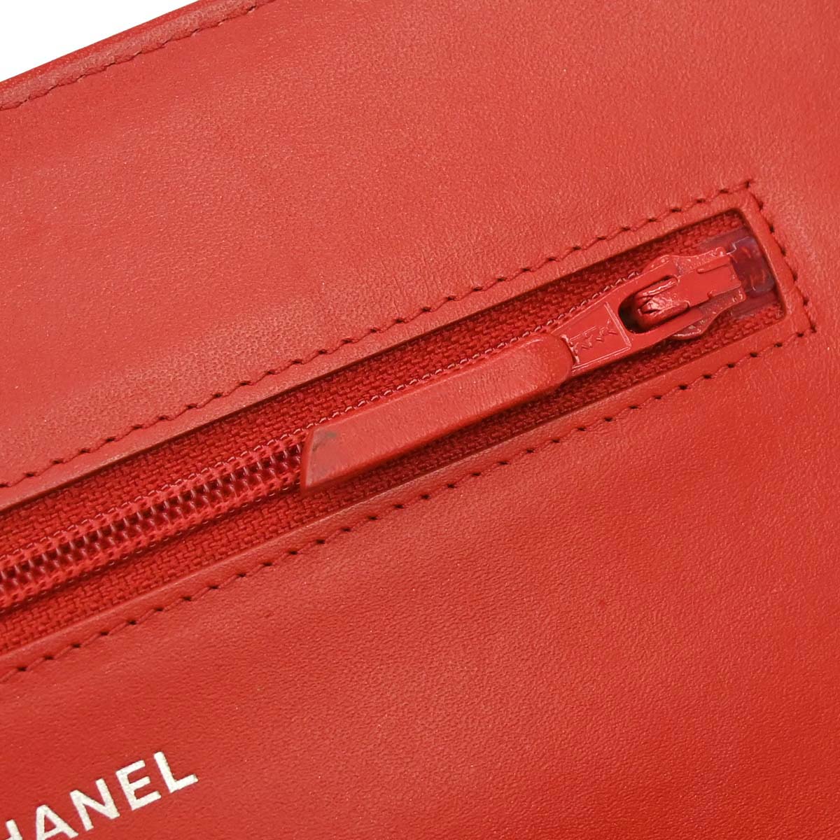 Chanel Red Caviar Skin Timeless WOC Wallet on Chain Shoulder Bag