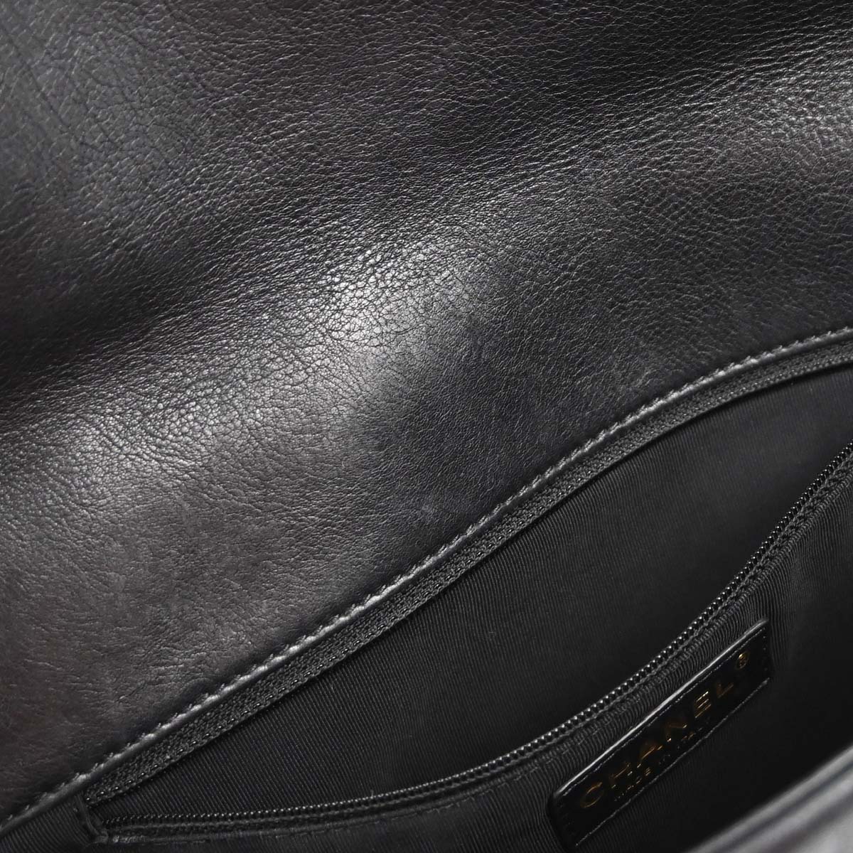 Chanel Black Calfskin Chain Me Shoulder Bag