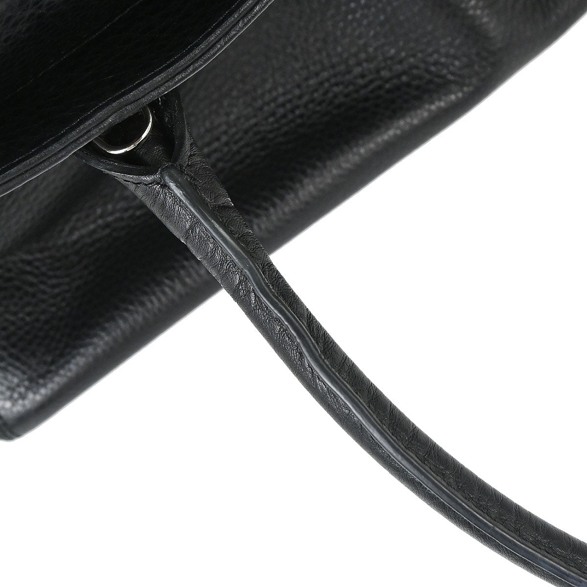 Chanel Black Deerskin Executive Cerf 2way Shoulder Tote Bag