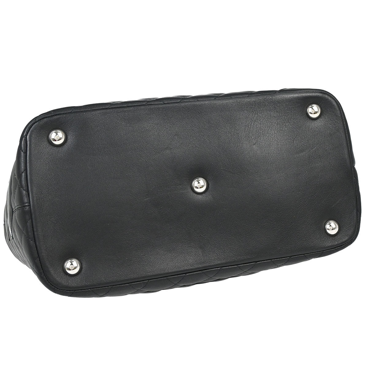 Chanel Black Calfskin Cambon Ligne Tote Handbag