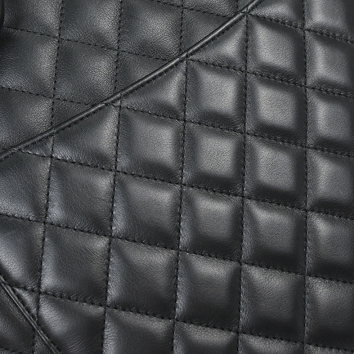 Chanel Black Calfskin Cambon Ligne Tote Handbag