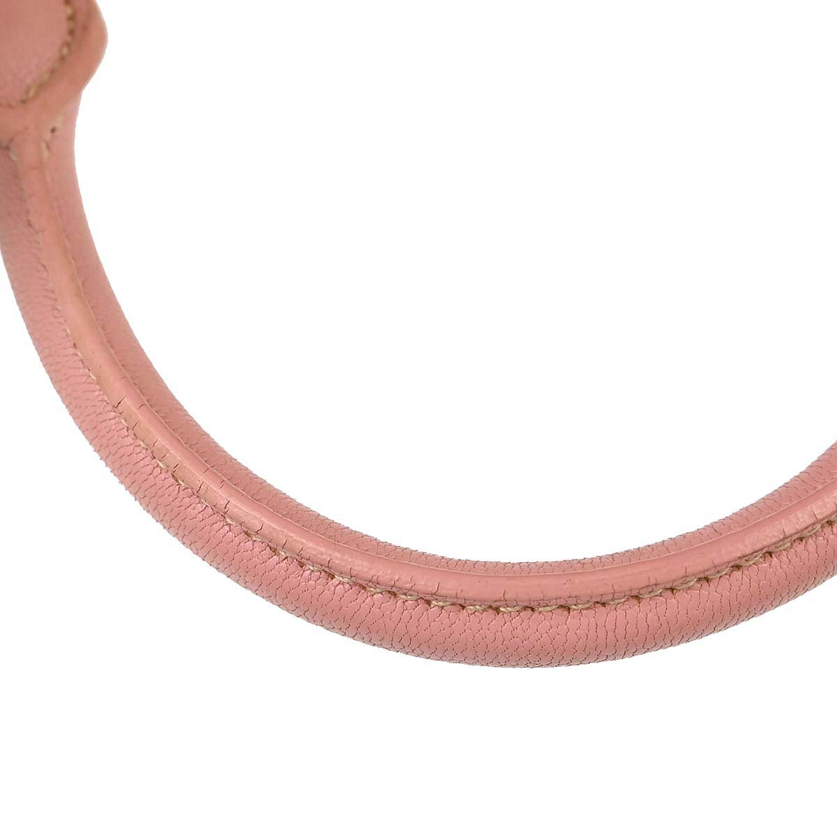 Miu Miu Pink Leather Madras 2way Shoulder Handbag